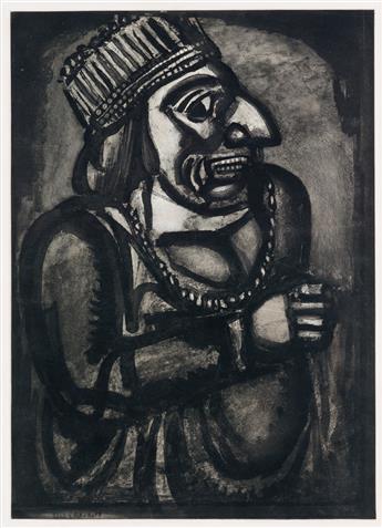 GEORGES ROUAULT Group of 8 aquatints from Miserere.